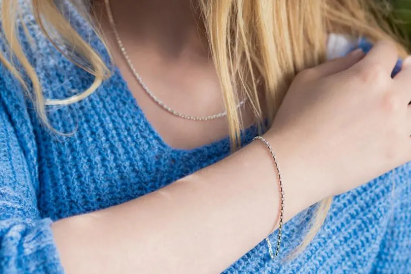 Ankerkette Armband 2mm - 925 Silber