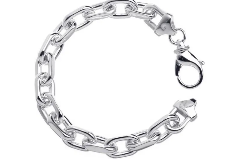 Ankerkette Armband 10mm - 925 Silber