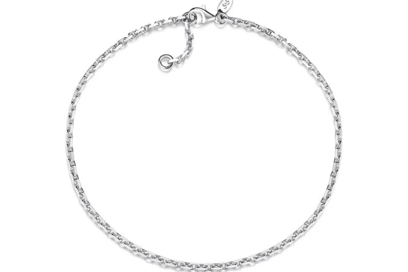 Ankerkette Fußkette 2mm - 925 Silber 925 Silber