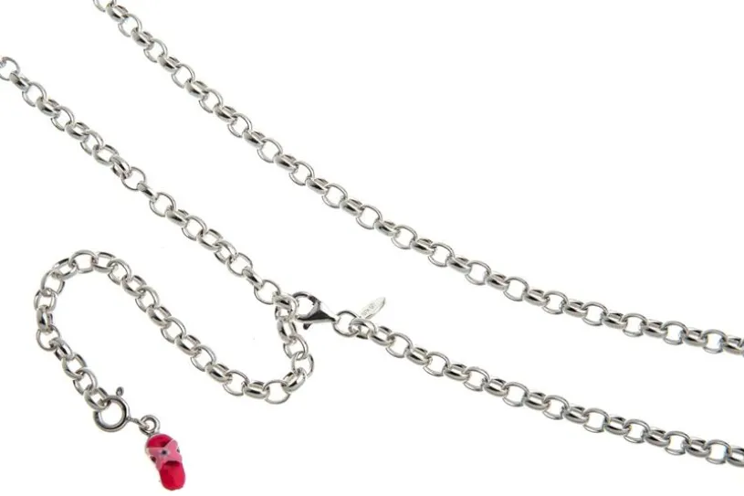Bauchkette Erbskette 4mm - 925 Silber