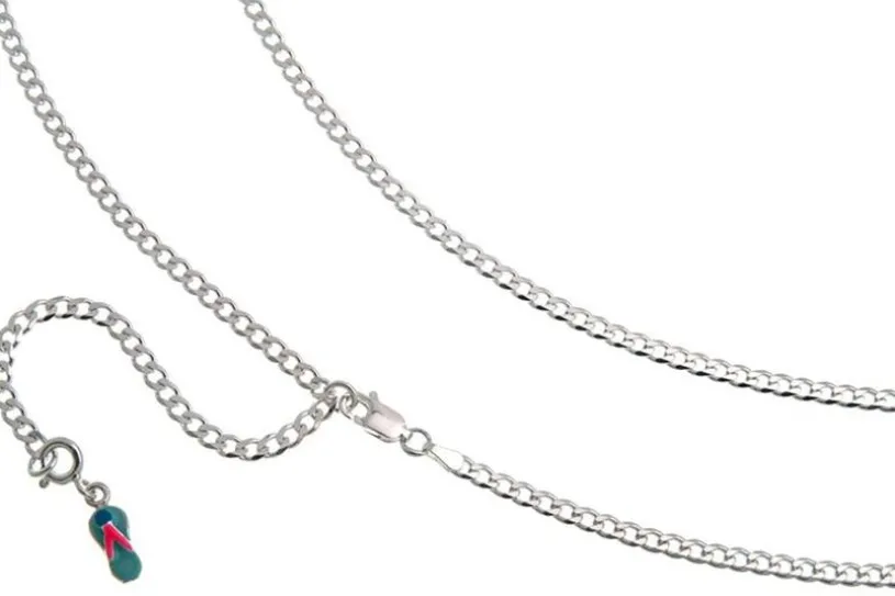 Bauchkette Panzer 3mm - 925 Silber