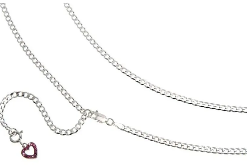 Bauchkette Panzer 3mm - 925 Silber