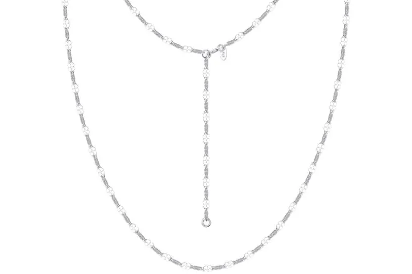 Bauchkette Plättchenkette 3,4mm - 925 Silber