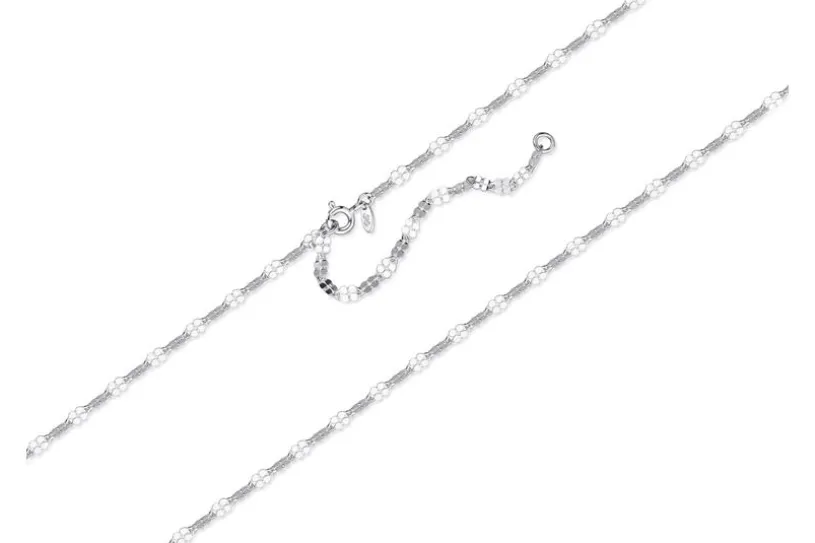 Bauchkette Plättchenkette 3,4mm - 925 Silber