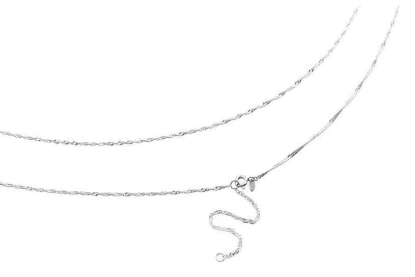 Bauchkette Singapur 1,8mm - 925 Silber
