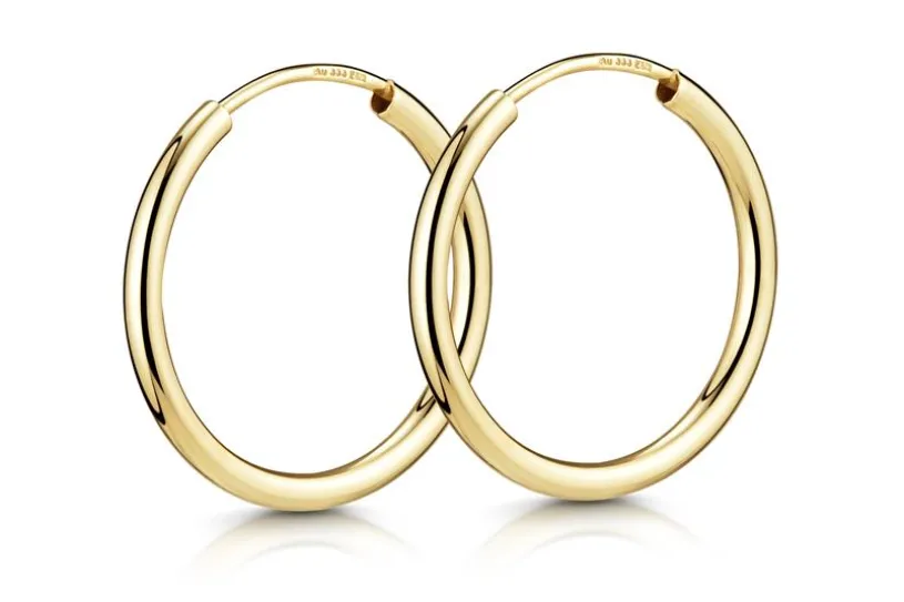 Creolen, Durchmesser 20mm  - echt 333 Gold 20mm