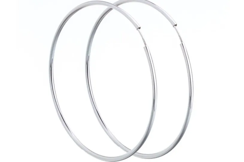 Creolen, Durchmesser wählbar von 20-100mm,  925 Silber = 60mm