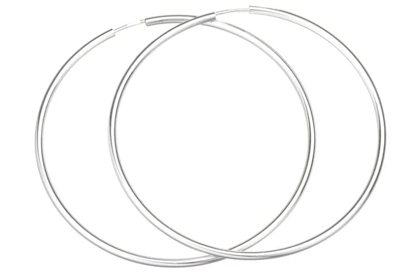 Creolen, Durchmesser wählbar von 20-100mm,  925 Silber = 60mm