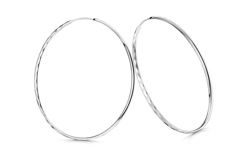 Creolen, Durchmesser wählbar von 40-80mm, 925 Silber = 60mm