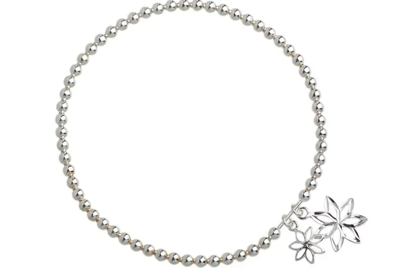 Elastic Elements Armband Flower - 925 Silber
