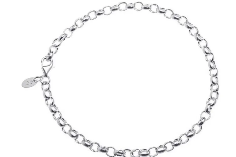 Erbskette Armband 4mm - 925 Silber