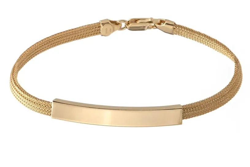 Fashion Armband - 925 Silber, vergoldet GOL186