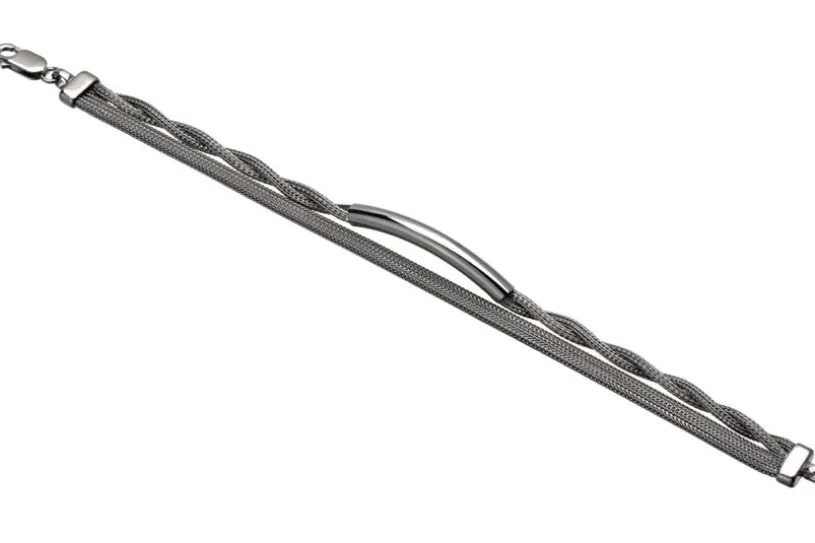Fashion Armband - 925 Silber, Ruthenium RUT189