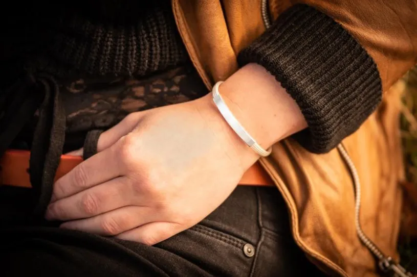 Fashion Gravurarmband - 925 Silber SIL186