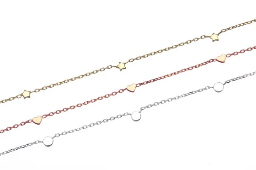 Fashion Line Kette M17271 - 925 Silber, rosé vergoldet Länge: 42cm