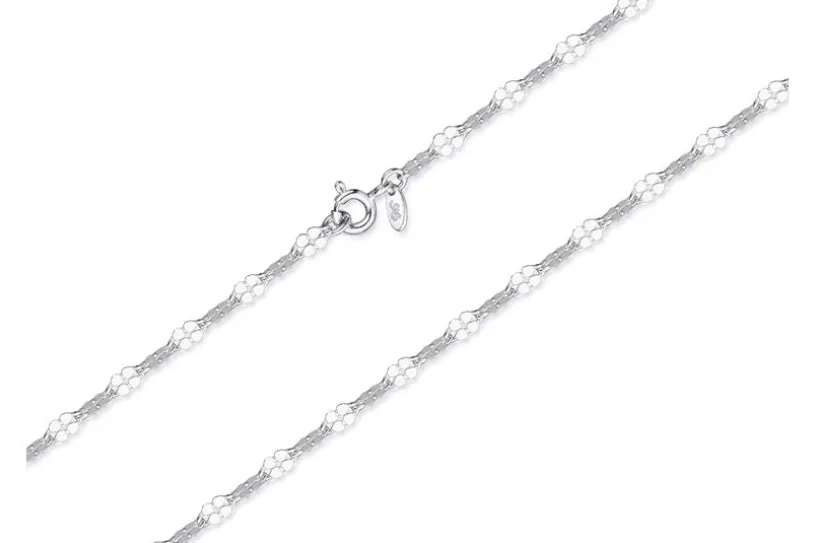 Fashion Line Plättchenkette 3,4mm - 925 Silber