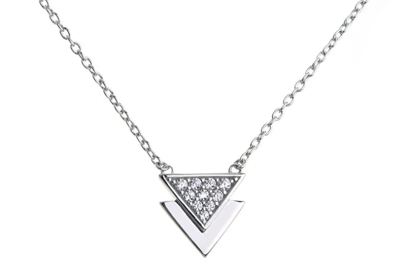 Fashion Triangle - 925 Silber Länge: 45cm - 9600171