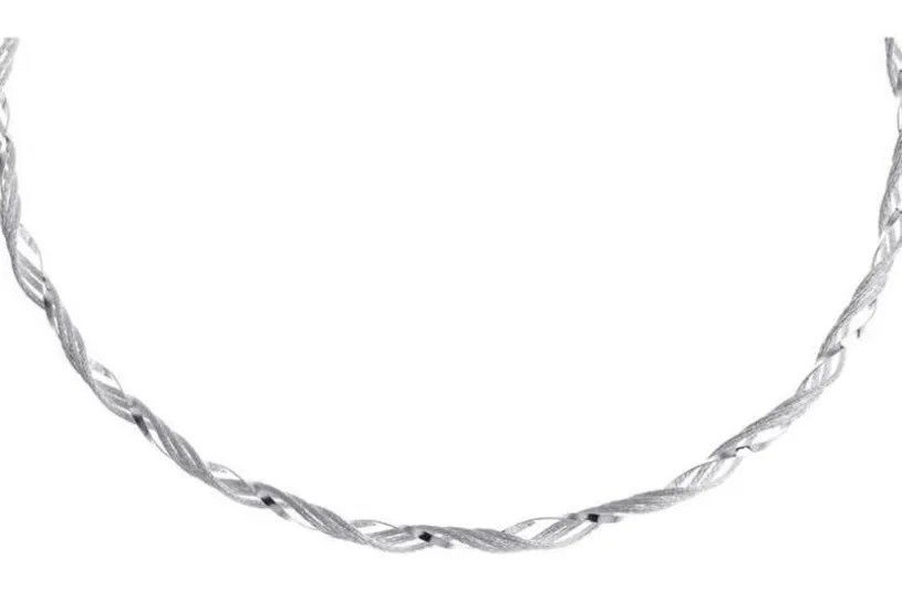 Fashion-Omegahalsreifen circa 4mm - 925 Silber Länge: 40cm - 028ART1