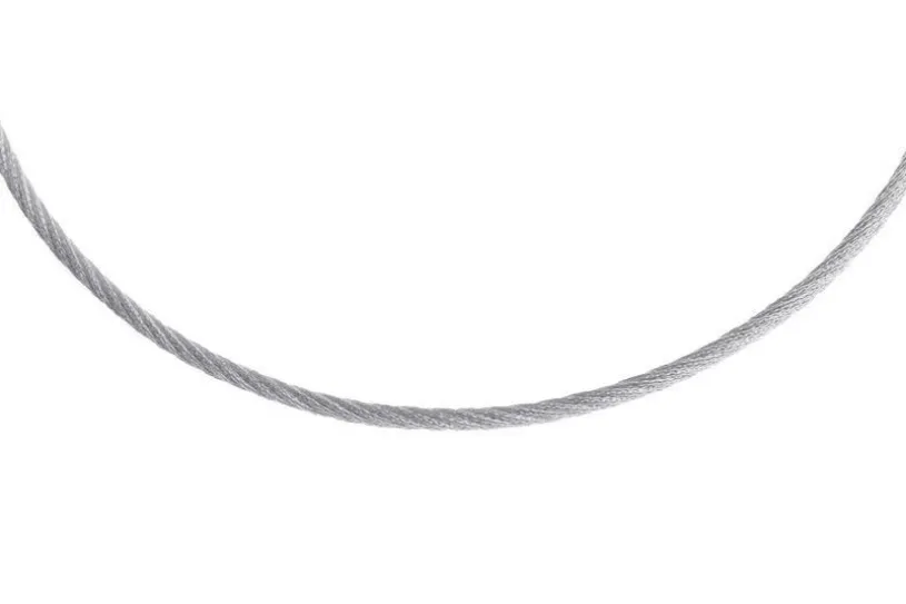Fashion-Omegahalsreifen 3mm - 925 Silber Länge: 40cm - 028ART3