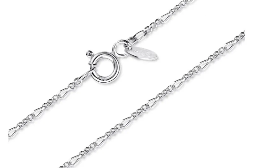 Figarokette Armband 1,4mm - 925 Silber