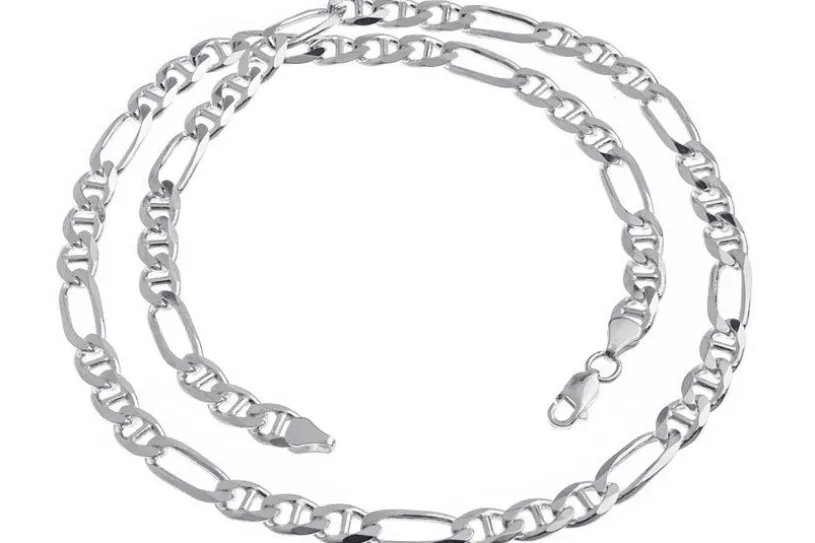 Figaruccikette 7,5mm - 925 Silber