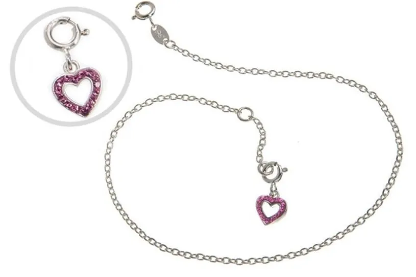 Fußkette Erbskette 2mm - 925 Silber wahlweise mit Anhängern