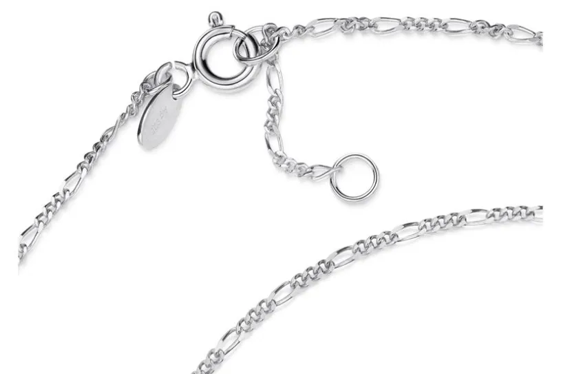 Fußkette Figaro 1,4mm - 925 Silber