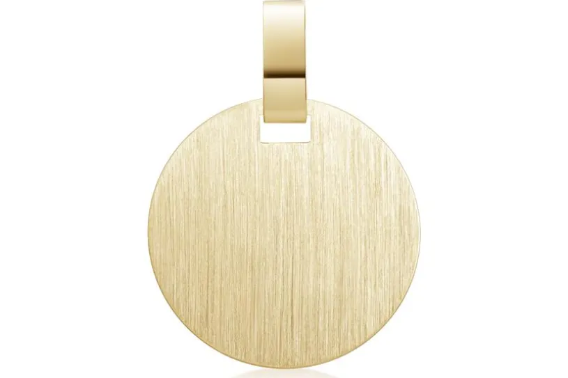 Gravuranhänger, rund 239884.300 - 333 Gold