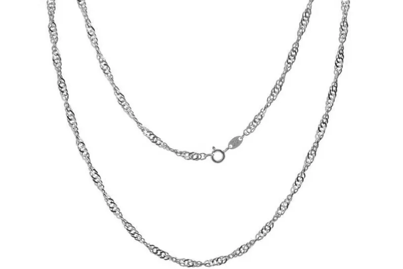 Kinder- Singapurkette 2,3mm - 925 Silber