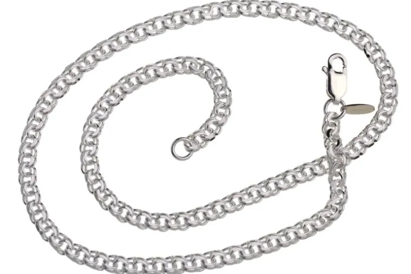 Kinder-Garibaldikette 3,6mm - 925 Silber