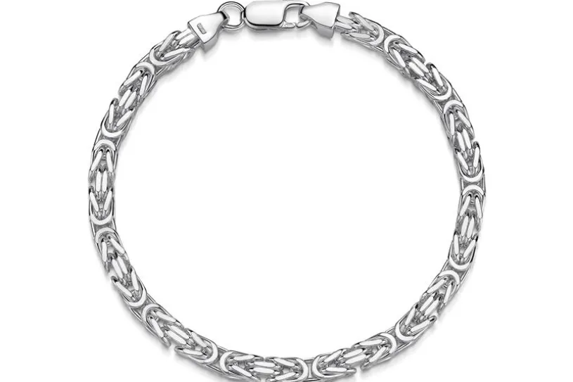 Königskette Armband 4,5mm - 925 Silber