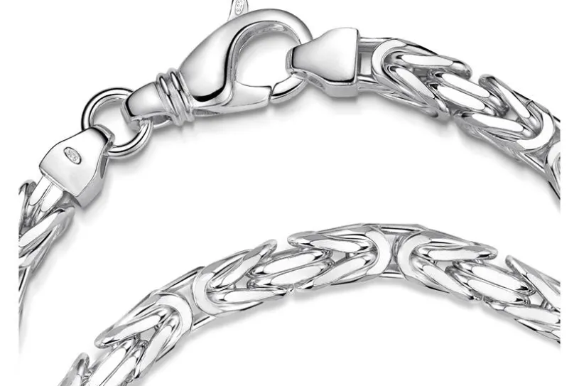 Königskette Armband 5mm - 925 Silber
