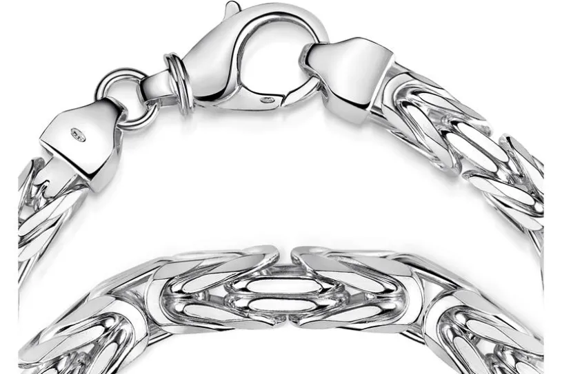 Königskette Armband 7mm - 925 Silber