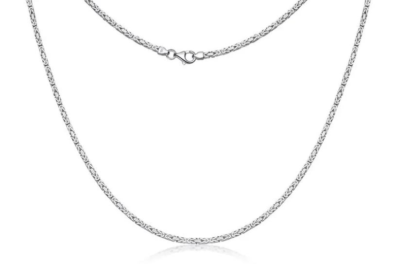 Königskette 2,2mm - 925 Silber, Länge wählbar