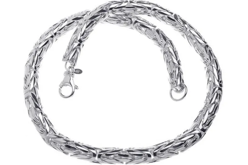 Königskette, rund 10mm - 925 Silber