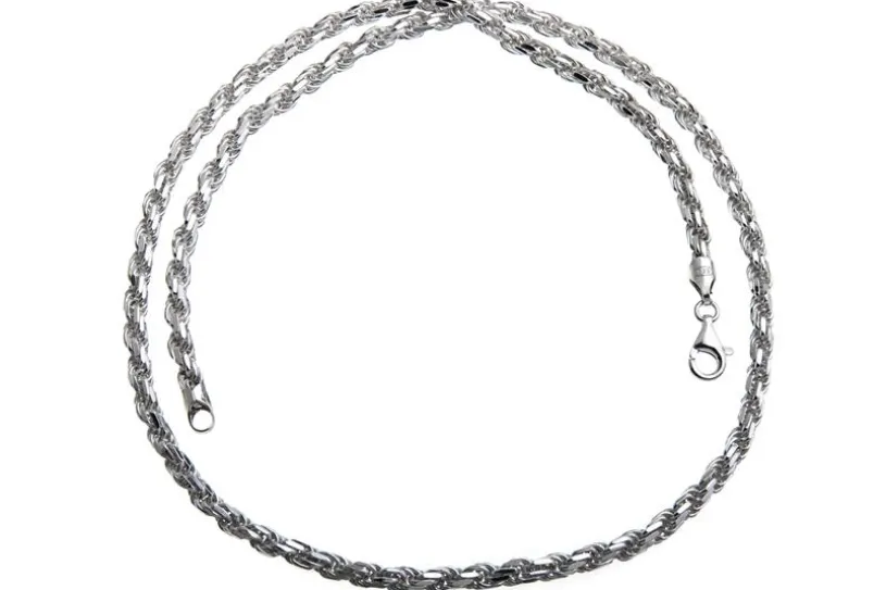 Kordelkette 4,5mm - 925 Silber