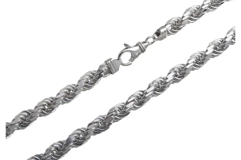 Kordelkette 9,5mm - 925 Silber