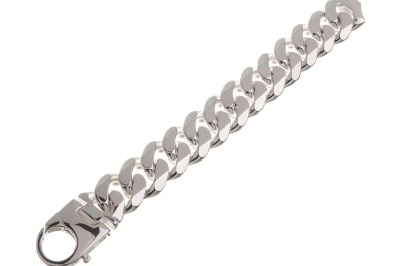 Panzerkette Armband 23mm - 925 Silber