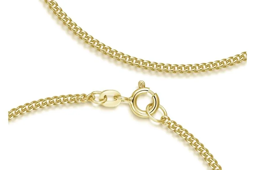 Panzerkette Armband 1,7mm - echt 585 Gold