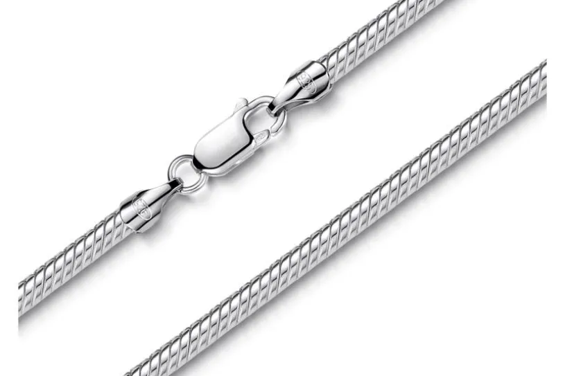 Schlangenkette Armband 3mm - 925 Silber