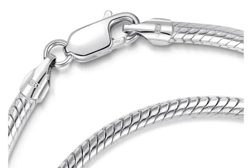 Schlangenkette Armband 3,5mm - 925 Silber