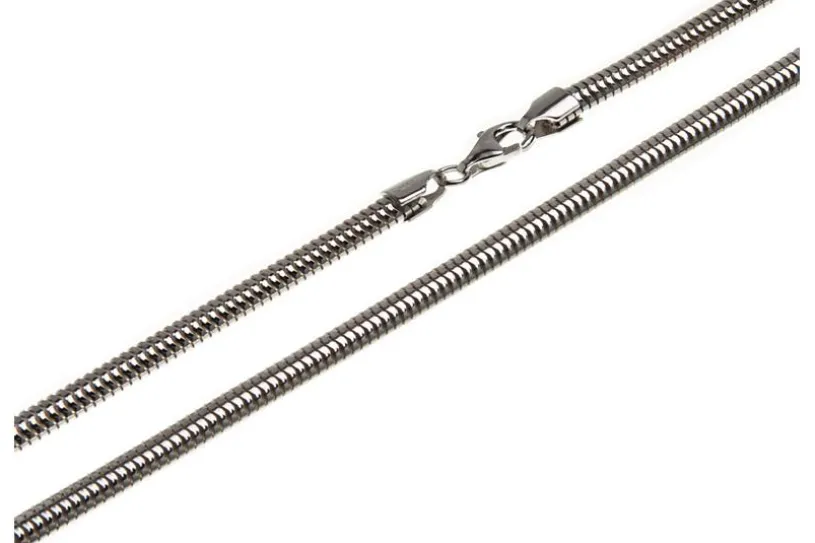 Schlangenkette, oval 4,5mm - 925 Silber