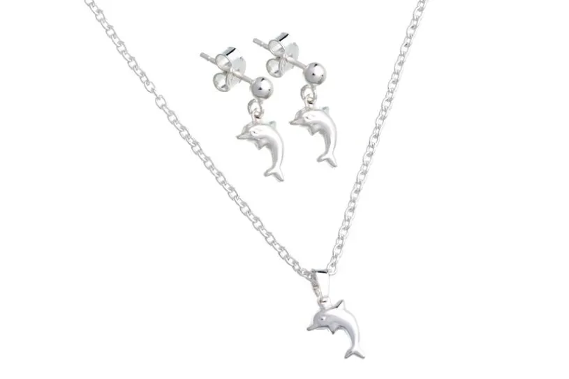 Schmuckset Happy Dolphins - 925 Silber