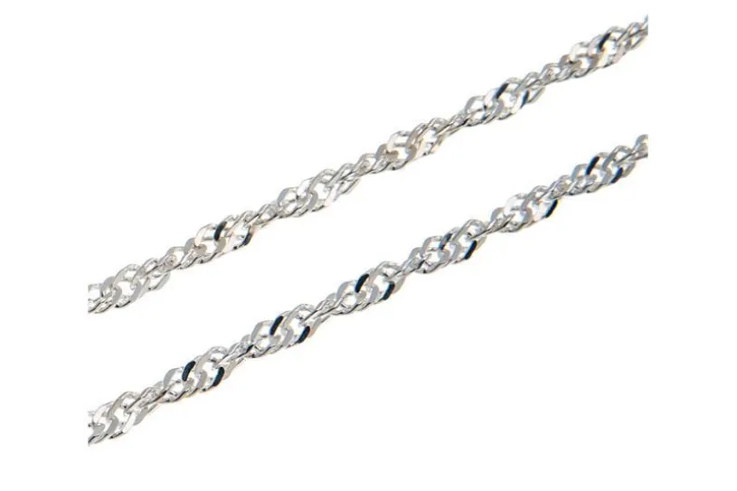 Singapurkette 3mm - 925 Silber
